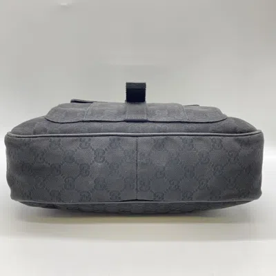 Pre-owned Gucci Gg Canvas Black Gg Canvas Shoulder Bag ()