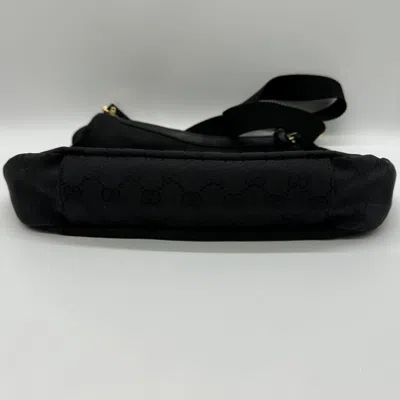 Pre-owned Gucci Gg Canvas Black Gg Canvas Shoulder Bag ()
