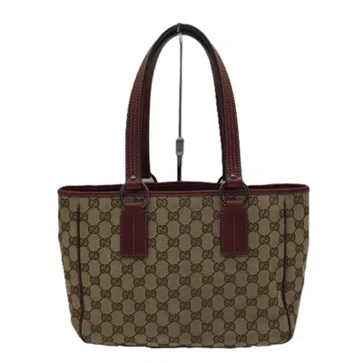 Pre-owned Gucci Gg Canvas Brown Gg Canvas Handbag Tote Bag ()