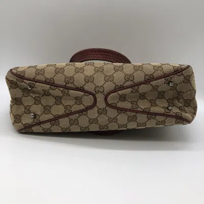 Pre-owned Gucci Gg Canvas Brown Gg Canvas Handbag Tote Bag ()