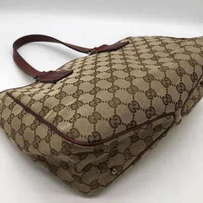 Pre-owned Gucci Gg Canvas Brown Gg Canvas Handbag Tote Bag ()