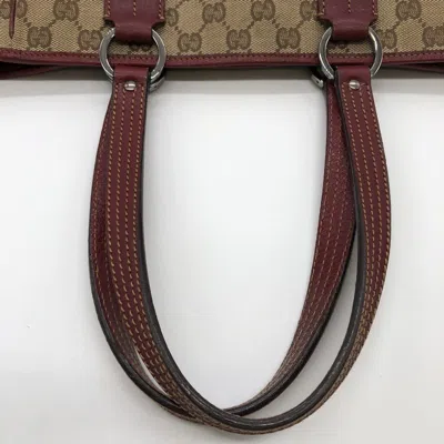 Pre-owned Gucci Gg Canvas Brown Gg Canvas Handbag Tote Bag ()