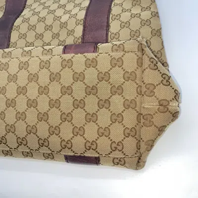 Pre-owned Gucci Gg Canvas Brown Gg Canvas Handbag Tote Bag ()