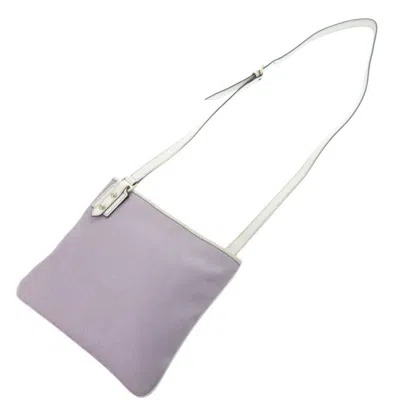 Pre-owned Gucci Gg Canvas Purple White Gg Canvas Shoulder Bag ()