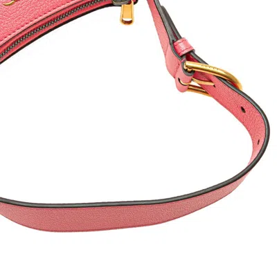 Pre-owned Gucci Gg Marmont Pink Leather Handbag Shoulder Bag ()