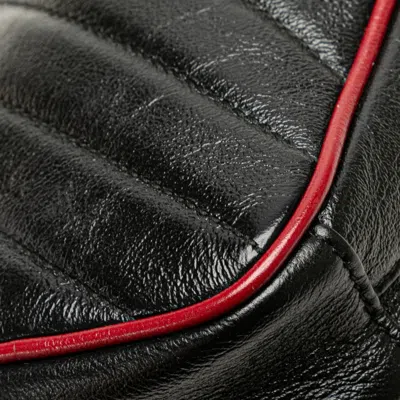 Pre-owned Gucci Gg Marmont Black Leather Shoulder Bag ()