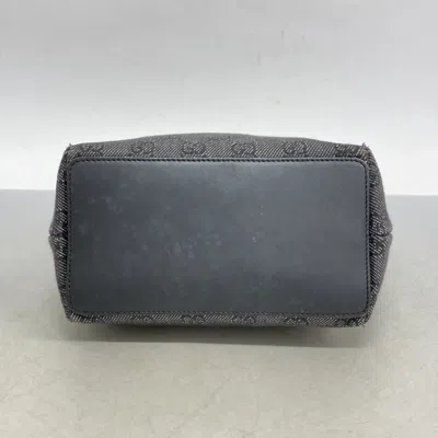 Pre-owned Gucci Gray Denim Tote Bag ()