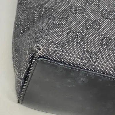 Pre-owned Gucci Gray Denim Tote Bag ()
