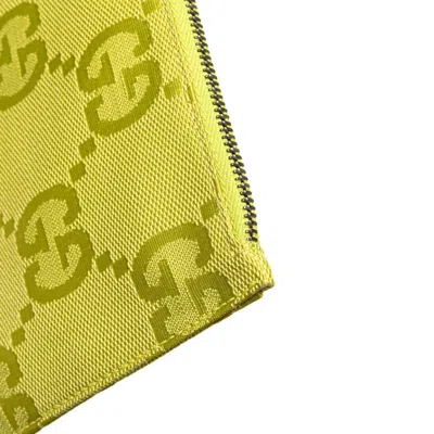 Pre-owned Gucci Green Canvas Leather Fanny Pack Sling Bag ()