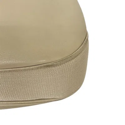 Pre-owned Gucci Light Beige Leather Canvas Shoulder Bag () In Sand