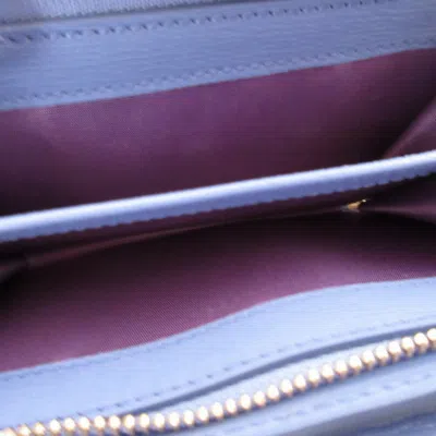 Pre-owned Gucci Purple Leather Middle Wallet (bi-fold) ()