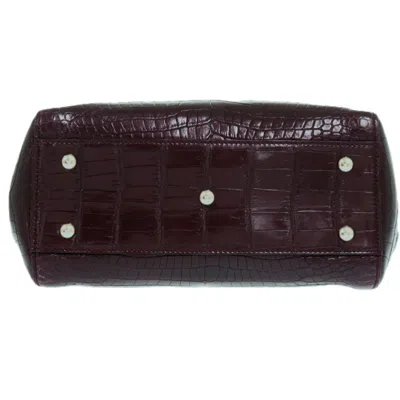 Pre-owned Gucci Purple Leather Tote Bag ()