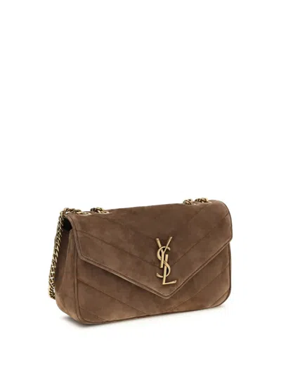 Saint Laurent Shoulder Bags In Brown