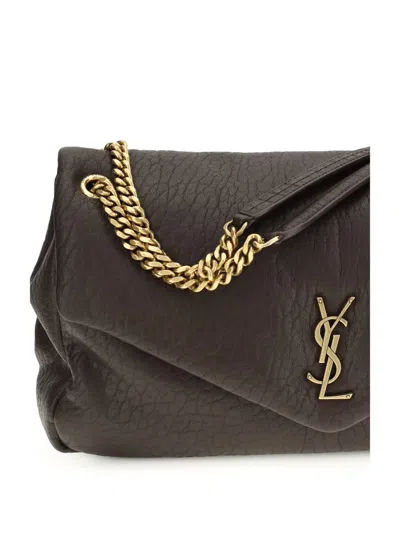 Saint Laurent Shoulder Bags In Gray