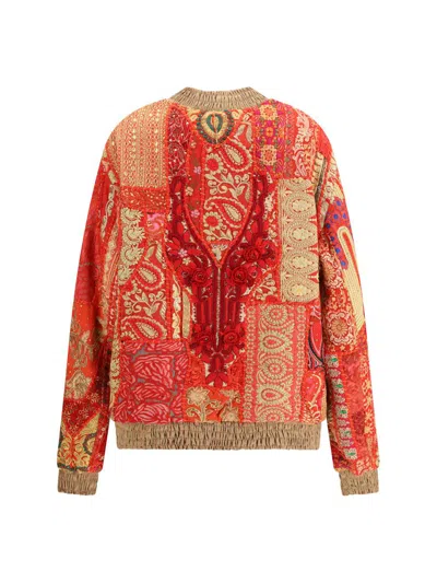 Ella Multicolor Cotton Bomber In Multi