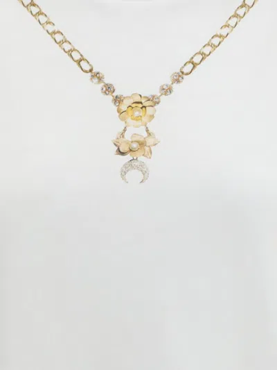 Marine Serre White Cotton Sportswear In White