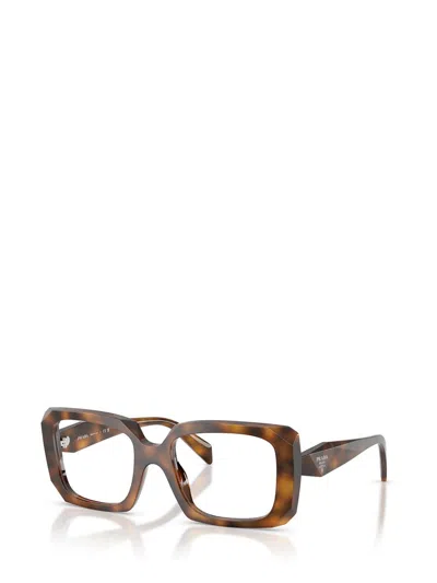 Prada Square-frame Tortoiseshell Glasses In Multi