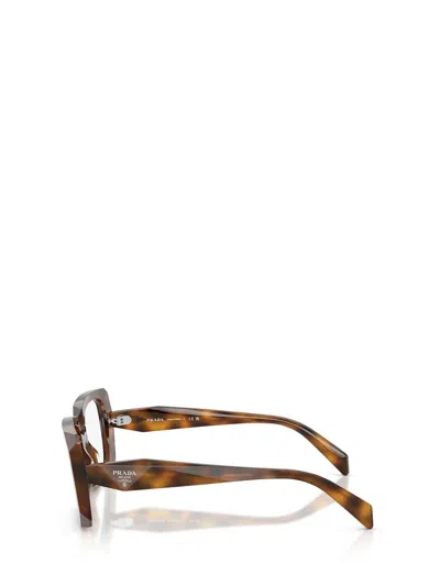 Prada Square-frame Tortoiseshell Glasses In Multi