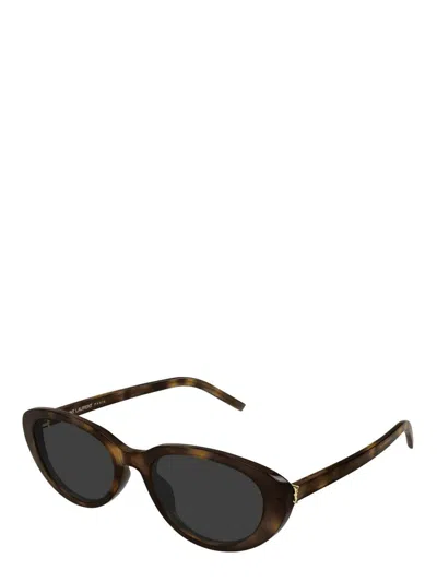 Saint Laurent Full-frame Sunglasses In Brown