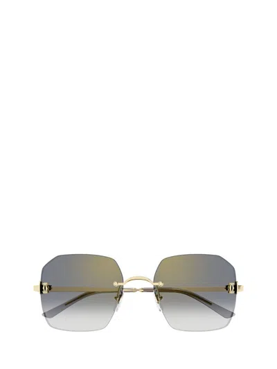 Cartier Ct0591s C De Sunglasses In Gold