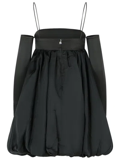 Rotate Birger Christensen Bubble Midi Dress In Black