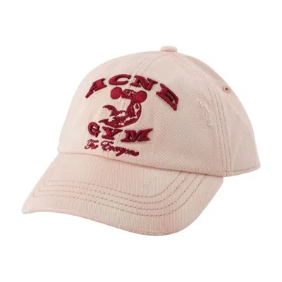 Acne Studios Cuddy Gym Hat In Pink
