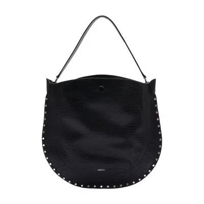 Isabel Marant Oskan Gd Shoulder Bag In Black