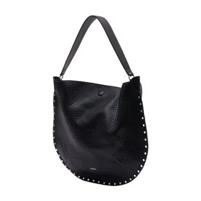 Isabel Marant Oskan Gd Shoulder Bag In Black