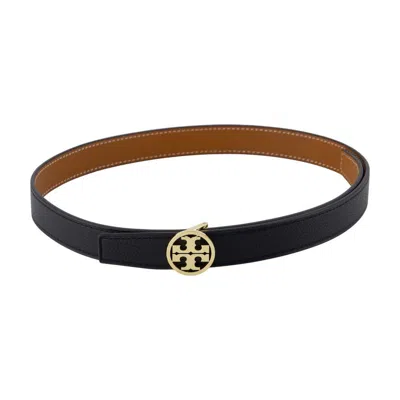 Tory Burch 1" Miller Reversible Belt In Black