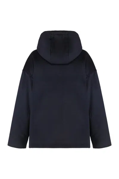 Max Mara Studio Sweater In Wool Fabric In Black