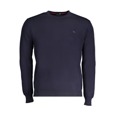 Harmont & Blaine Blue Wool Men's Sweater In Blue