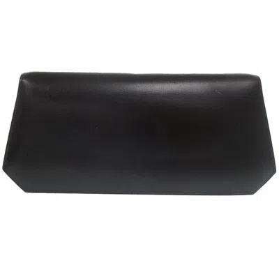 Pre-owned Hermes Black Box Calf Leather Shoulder Bag ()