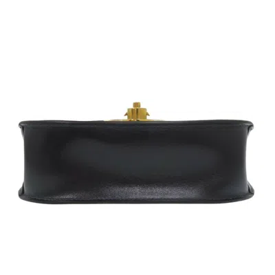 Pre-owned Hermes Black Box Calf Leather Shoulder Bag ()