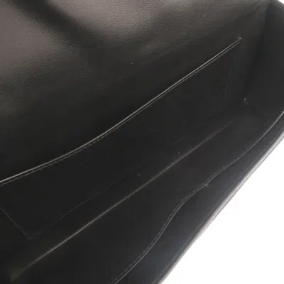 Pre-owned Hermes Black Box Calf Leather Shoulder Bag ()