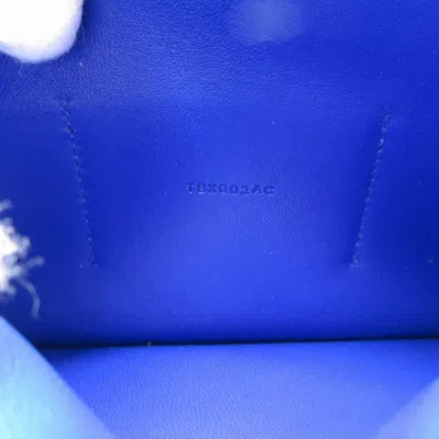 Pre-owned Hermes Blue Electric Togo Leather Middle Wallet (bi-fold) ()