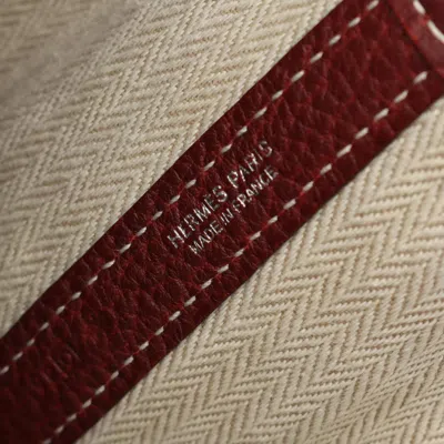 Pre-owned Hermes Bordeaux Negonda Leather Tote Bag () In Burgundy