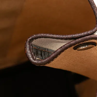 Pre-owned Hermes Garden Marron Toile H Negonda Leather Tote Bag () In Brown