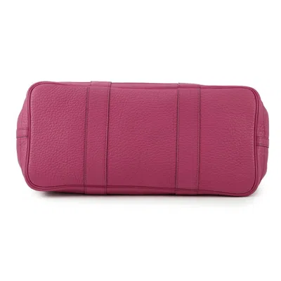 Pre-owned Hermes Garden Tosca Negonda Leather Tote Bag ()