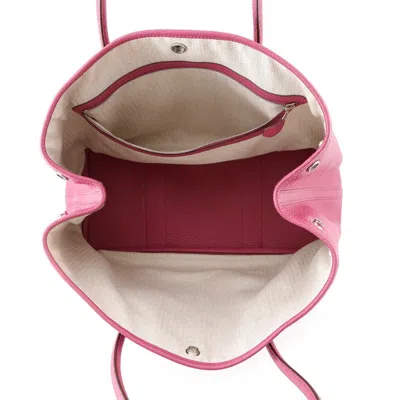 Pre-owned Hermes Garden Tosca Negonda Leather Tote Bag ()