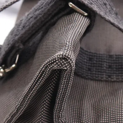Pre-owned Hermes Gray Canvas Backpack ()