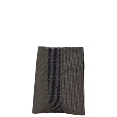Pre-owned Hermes Her Line Gray Canvas Pochette Shoulder Bag ()