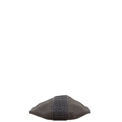 Pre-owned Hermes Her Line Gray Canvas Pochette Shoulder Bag ()