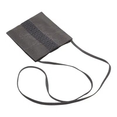 Pre-owned Hermes Her Line Gray Canvas Pochette Shoulder Bag ()