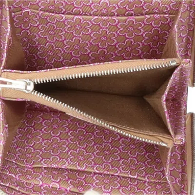 Pre-owned Hermes Light Beige White Epsom Leather Coin Purse/coin Case ()