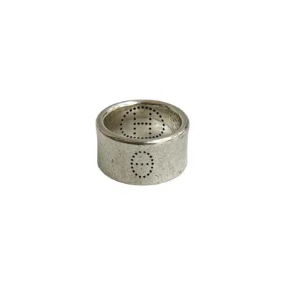 Pre-owned Hermes Silver Silver 925 Band Ring ()