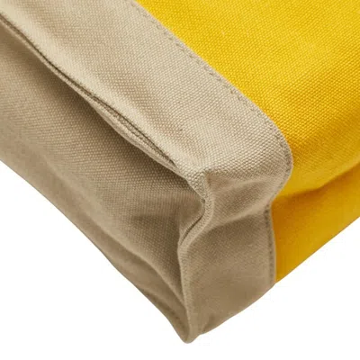 Pre-owned Hermes Yellow Canvas Clutch Bag ()