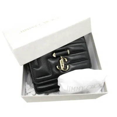 Pre-owned Jimmy Choo Black Leather Shoulder Bag ()