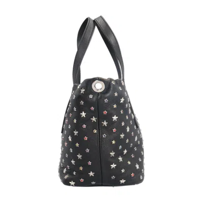 Pre-owned Jimmy Choo Black Leather Shoulder Bag ()