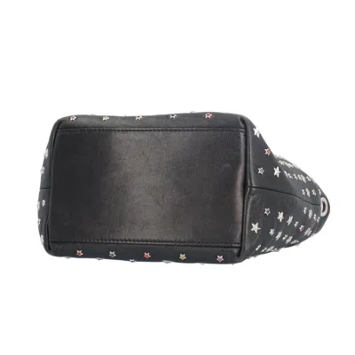 Pre-owned Jimmy Choo Black Leather Shoulder Bag ()