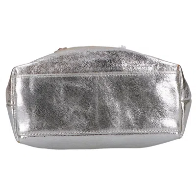 Pre-owned Jimmy Choo Silver Leather Tote Bag ()